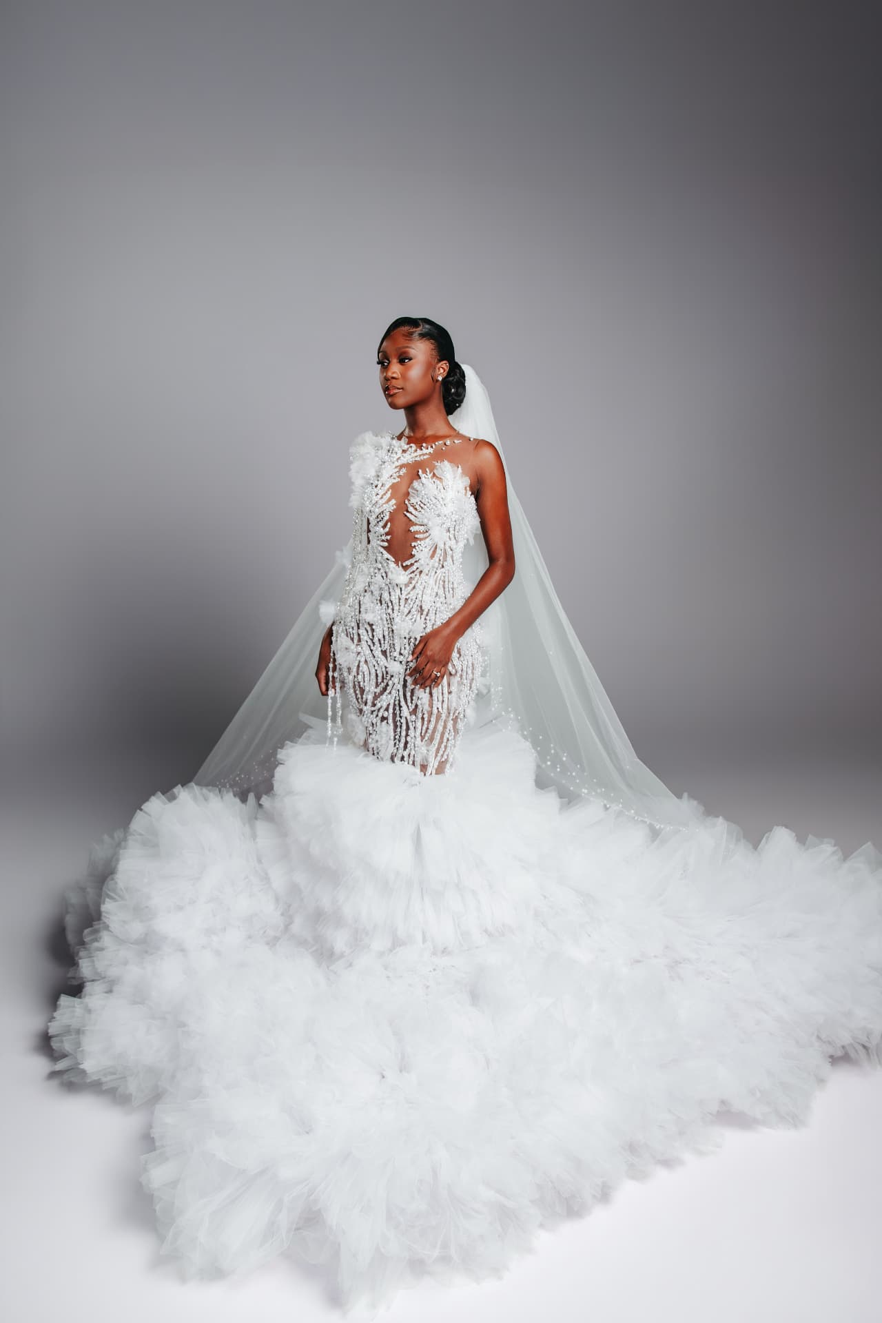 The Revelation Gown — bridal couture mermaid gown